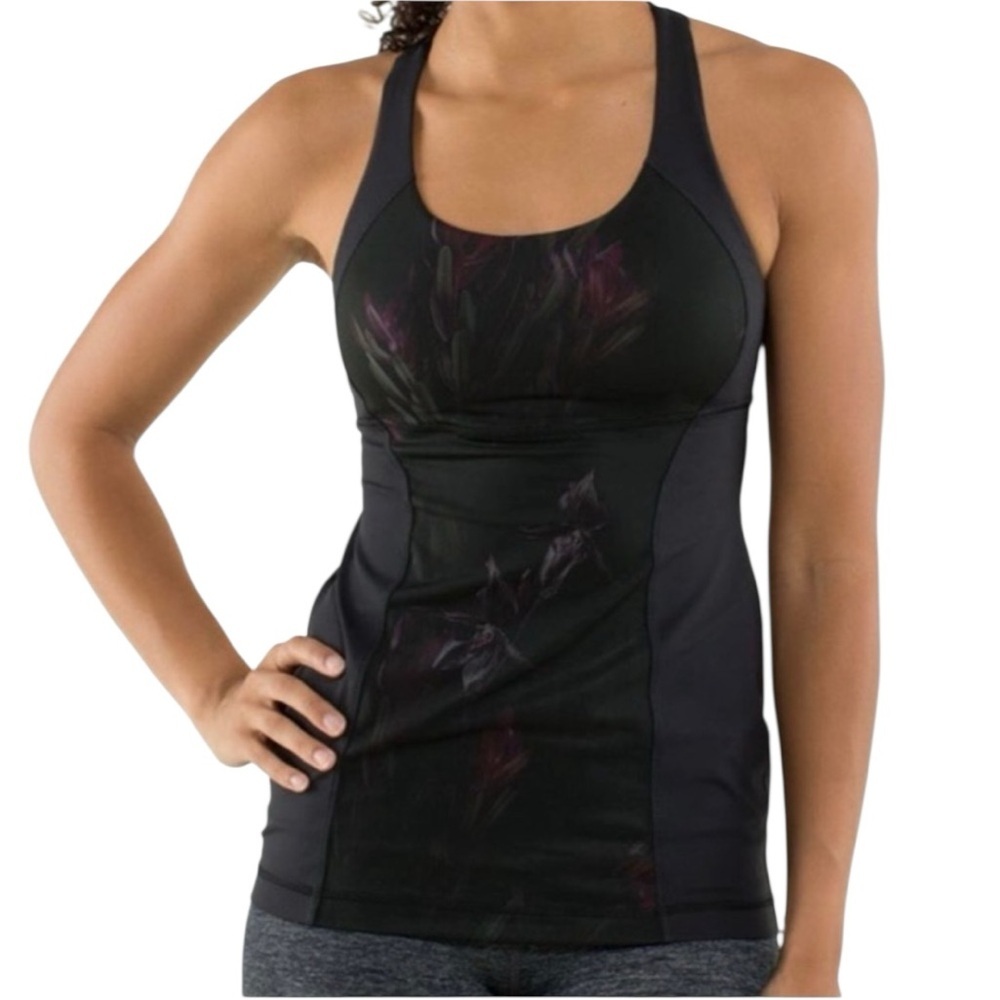 Lululemon Energy Tank 8 Black/Purple